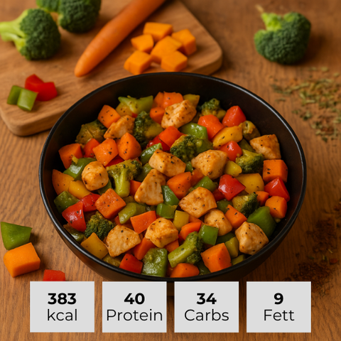 17. Hähnchen Gemüse Pfanne