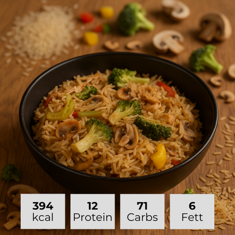 2. Gemüsepfanne Vegetarisch mit Reis